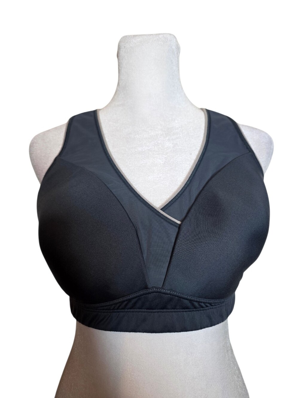 Calia Womens Grey High Impact Sports Bra Size 36D